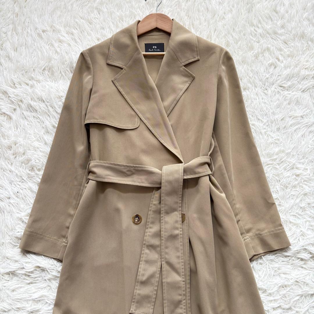 美品2024 Paul Smith トレンチコート ベージュ バックスリット M