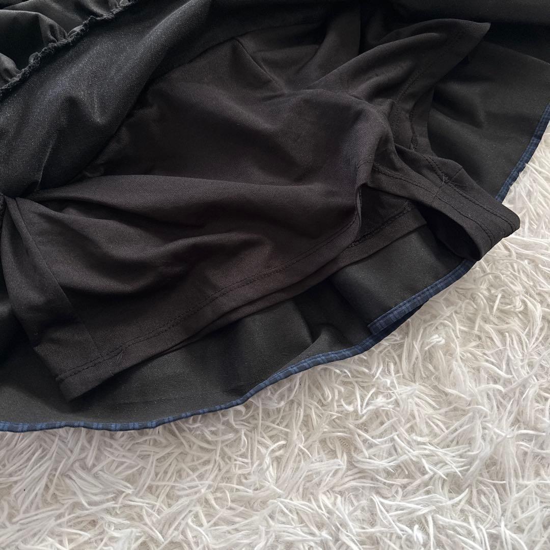 最終値下☆新品タグ付☆ Zara フリル付きチェック柄ショートワンピース