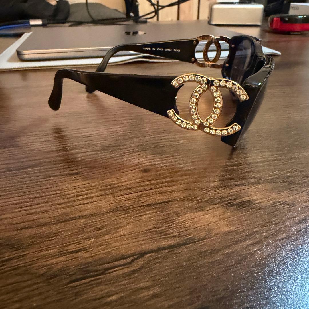 CHANEL ゴールド装飾 サングラス