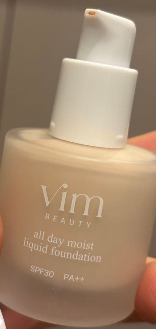 Vim Beauty リキッドファンデ18番エクリュ ピンク下地 4点セット