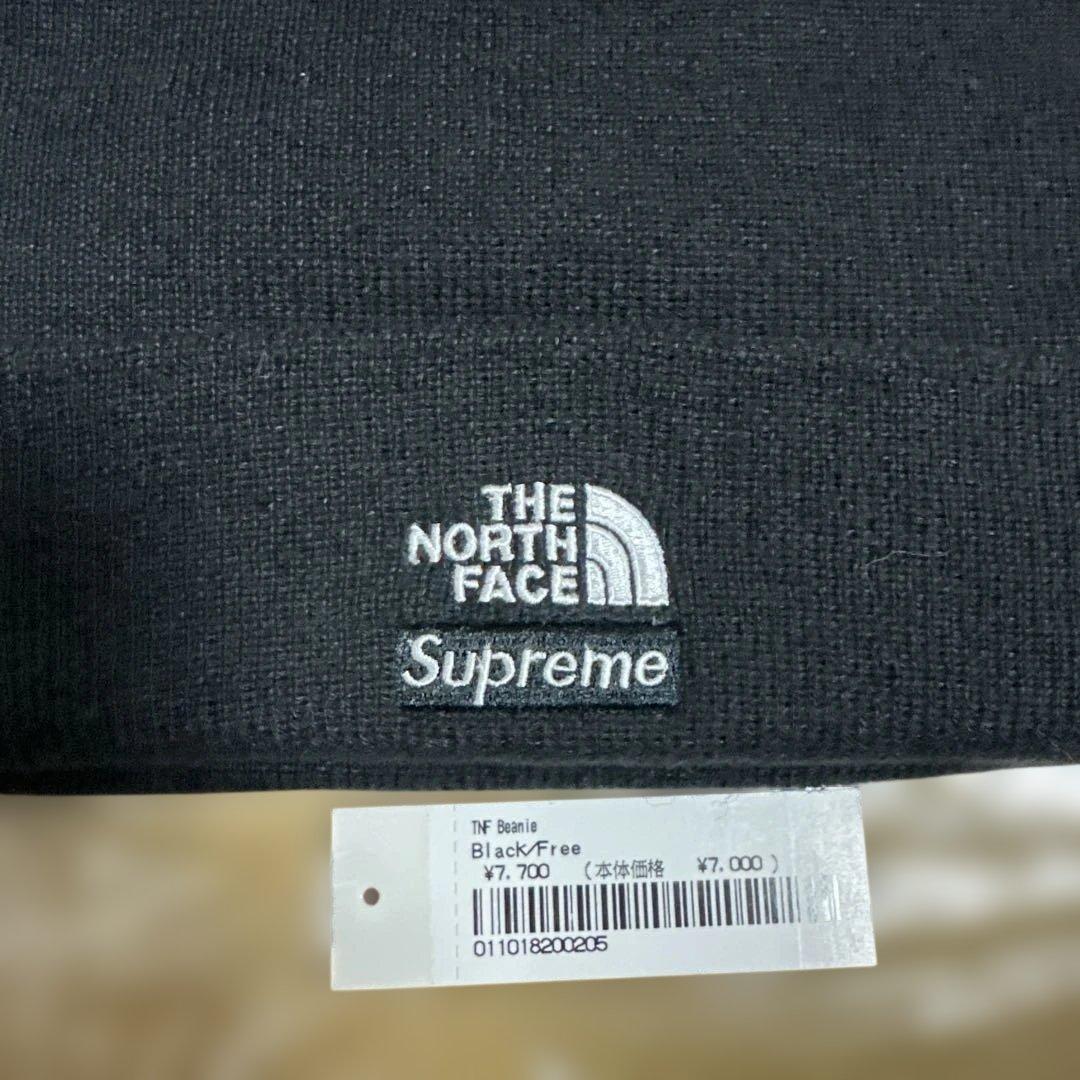 supreme NORTH FACE コラボ　ニット帽　ビーニー