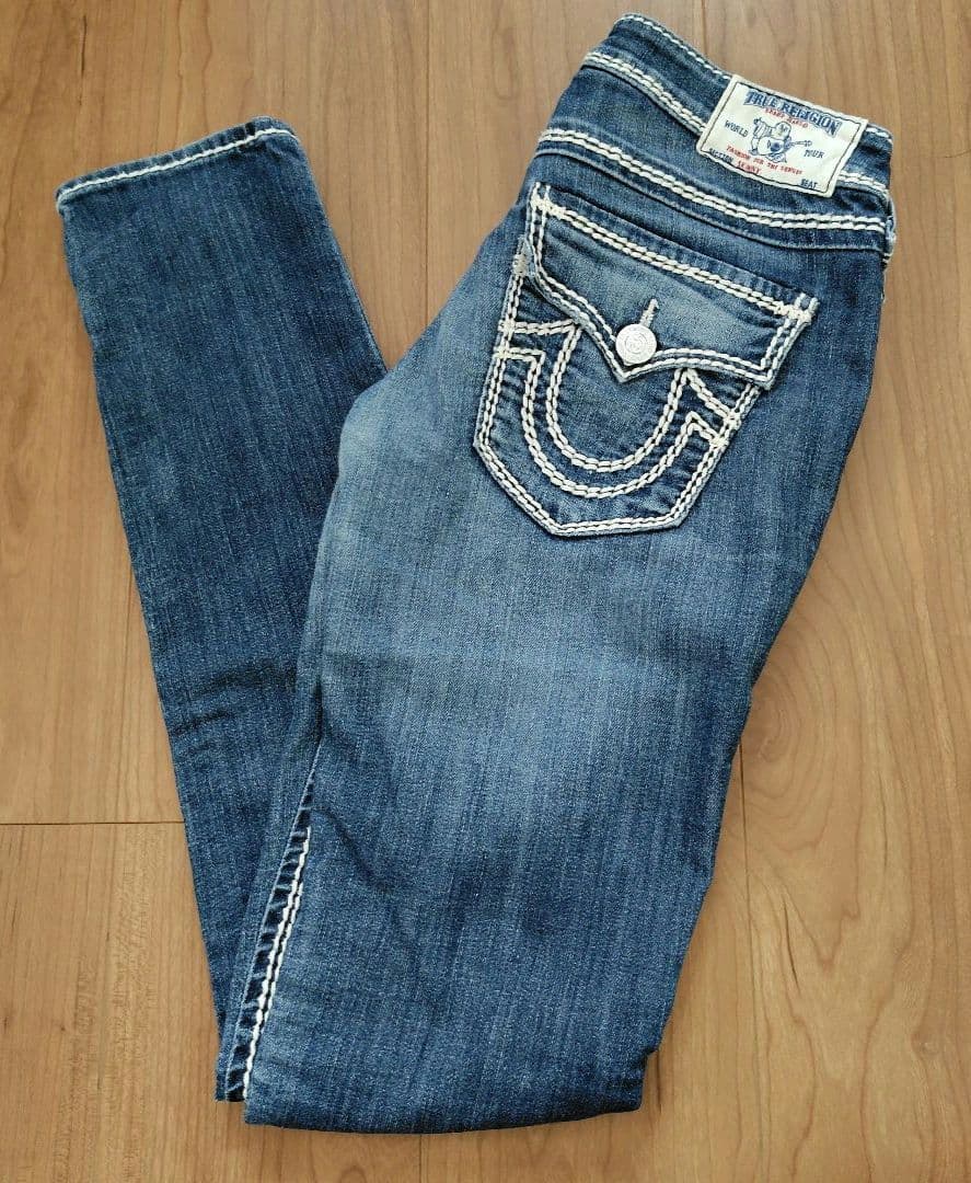 True Religion トゥルーレリジョン　スキニーデニム 25　レディース