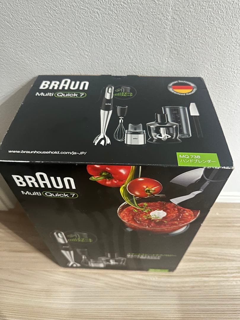 新品未使用！BRAUN Multi Quick 7 MQ 738