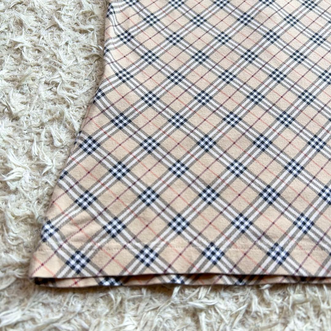 希少✨️BURBERRY ノバチェック ホースロゴ Y2K ポロシャツ 38 M
