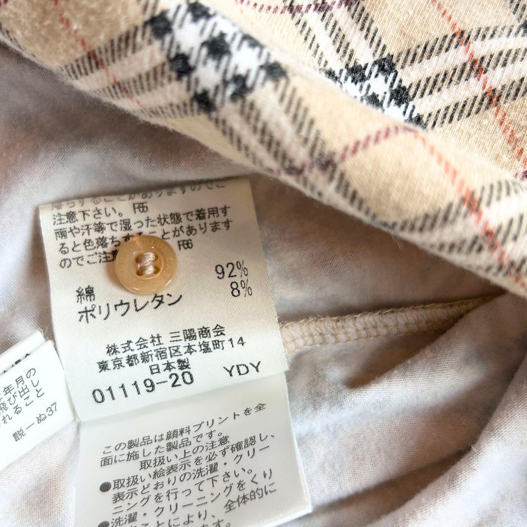 希少✨️BURBERRY ノバチェック ホースロゴ Y2K ポロシャツ 38 M