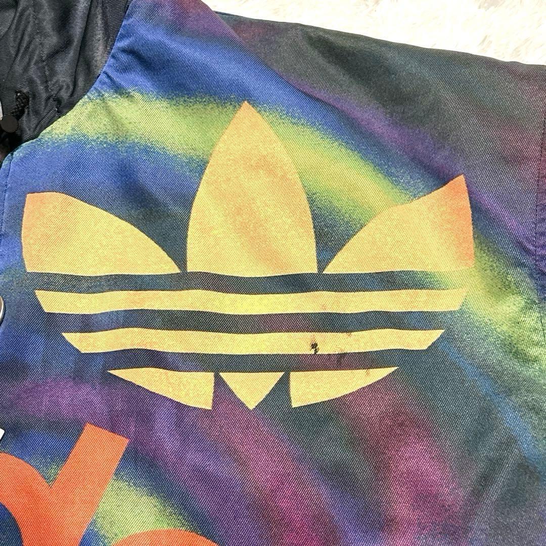 adidasアディダス デサント ナイロンジャケット パーカー トレフォイルロゴ