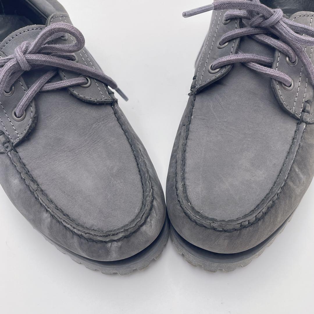 【極美品】Timberland 3eye（25.5）デッキシューズ　グレー