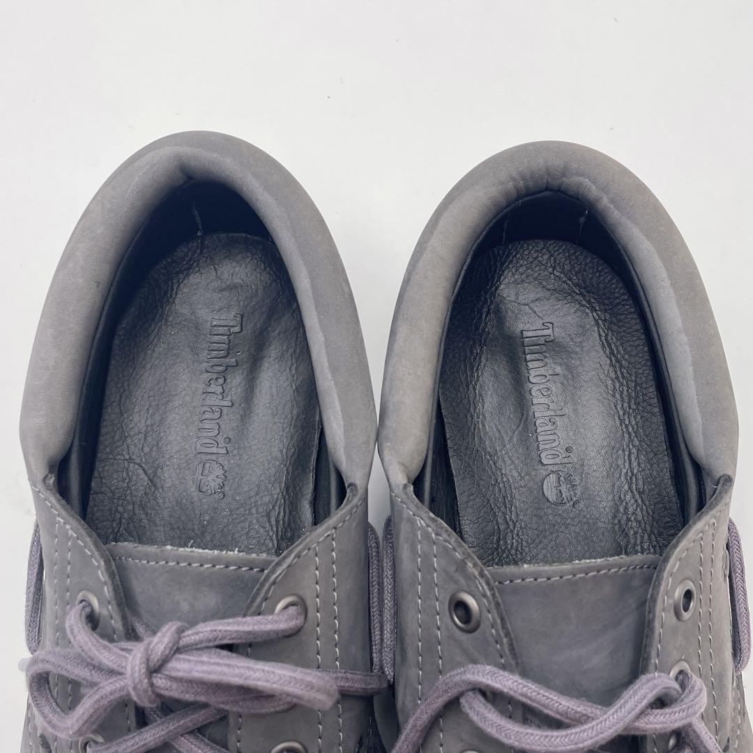 【極美品】Timberland 3eye（25.5）デッキシューズ　グレー
