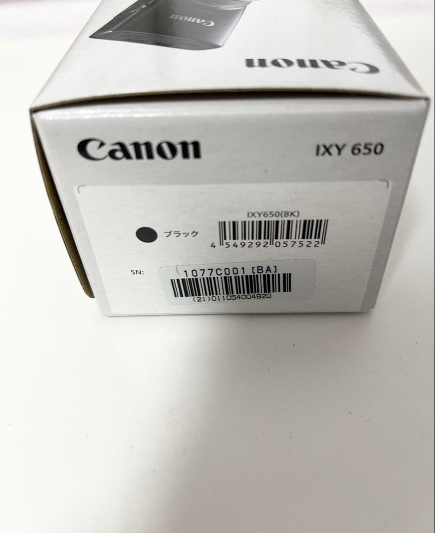【新品・未開封】Canon IXY650 コンパクトデジタルカメラ ブラック