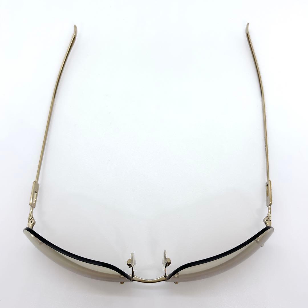 極美品 GUCCI rimless sunglasses linestone