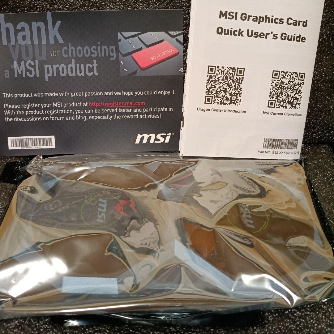 ② MSI GeForce GTX 1660 SUPER 6GB 化粧箱付き