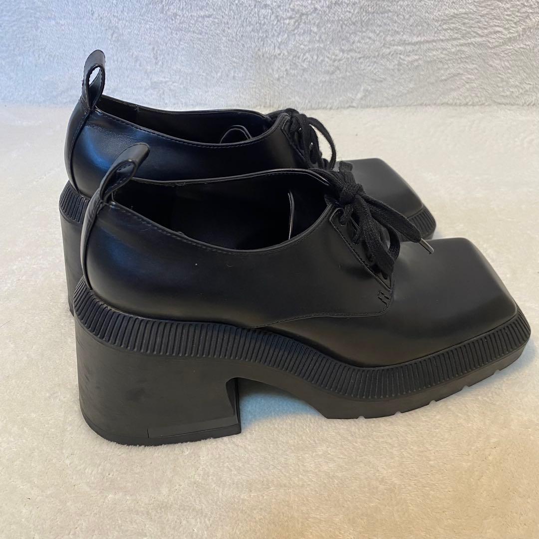か*と様 ほぼ未使用✨ CHARLES & KEITH 厚底ローファー　ブーツ