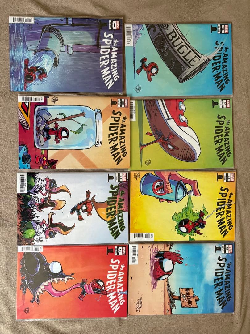 Spider-man skottie young アメコミリーフコミックセット