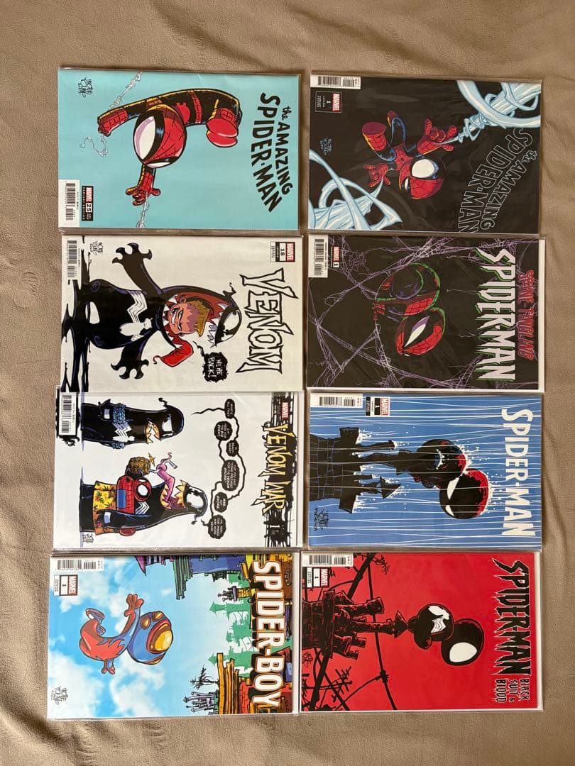 Spider-man skottie young アメコミリーフコミックセット