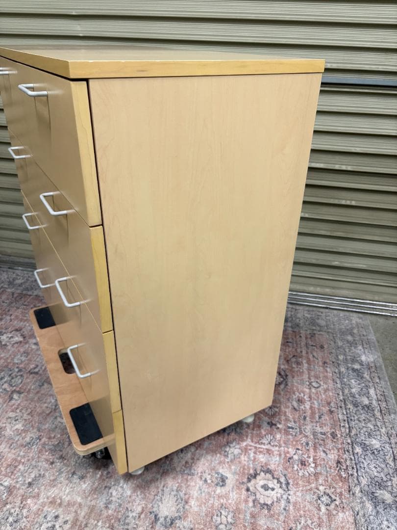 廃盤 無印良品 メープル材 チェスト 4段