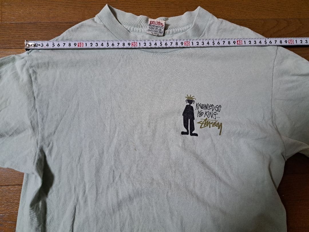 オールド　ステューシー Tシャツ　Ｌ　シャドーマン　白タグ