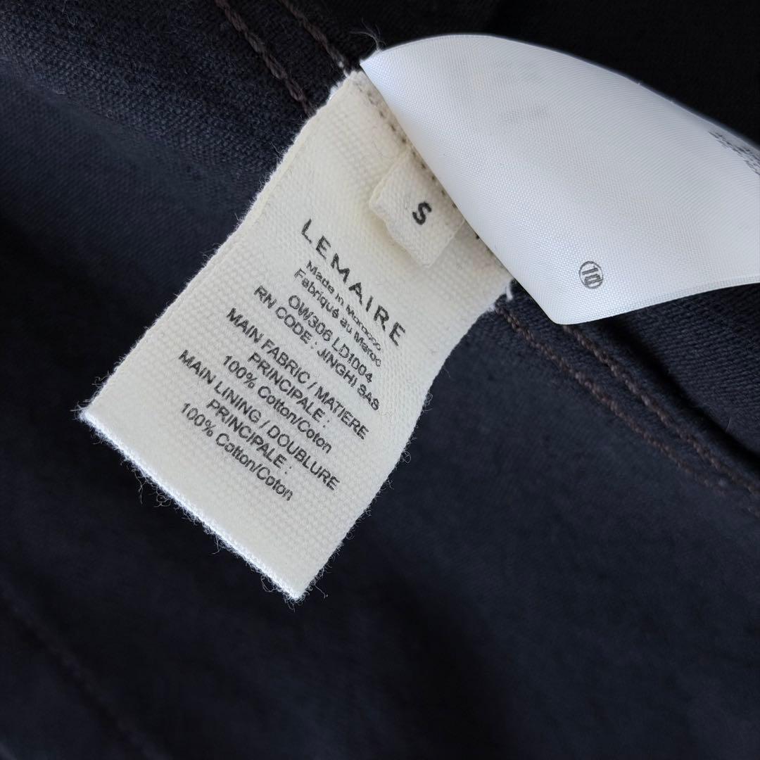 LEMAIRE BOXY JACKET BLACK S ボクシージャケット 黒