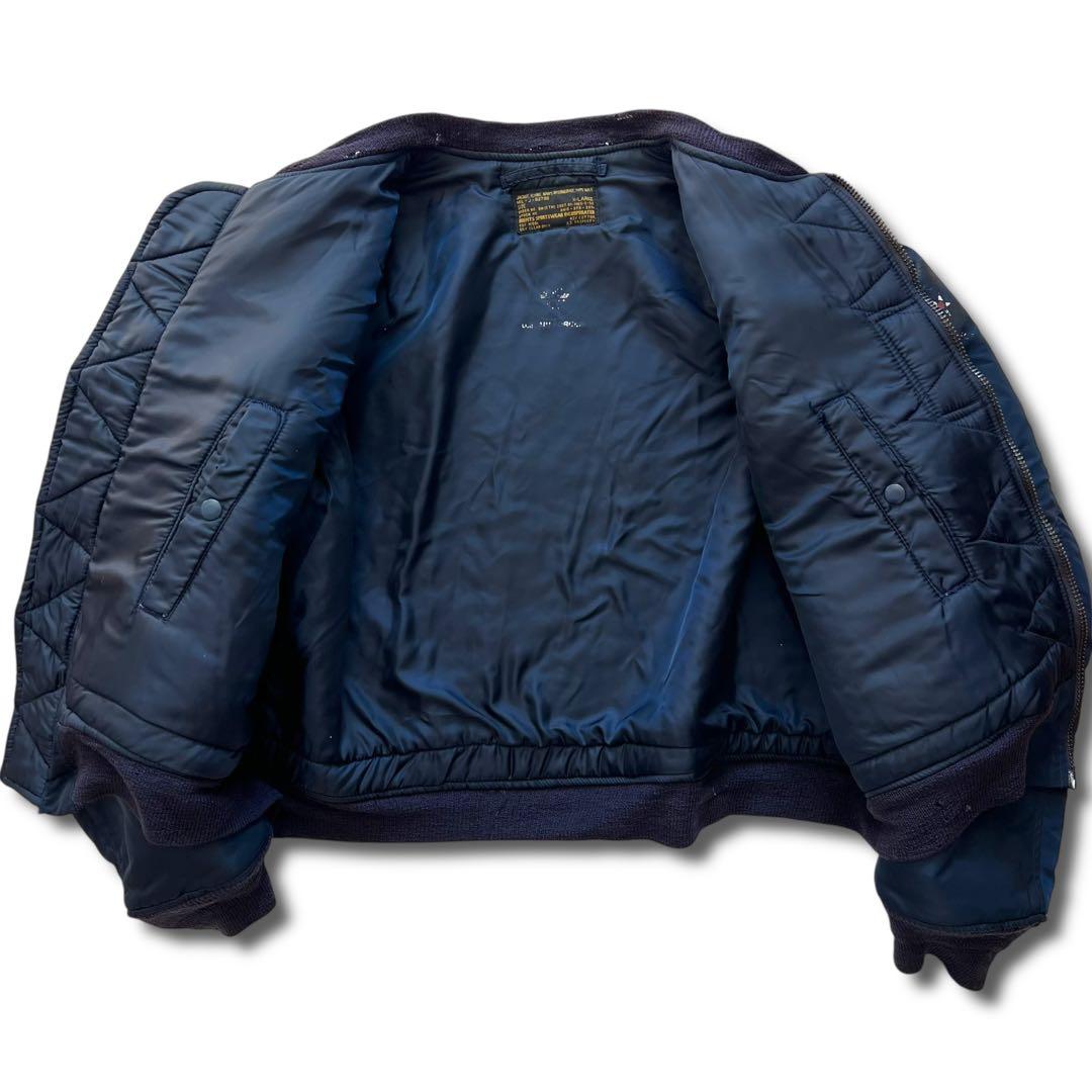 90s USA製 BRENTS SPORTS WEAR 社製 MA-1 XL
