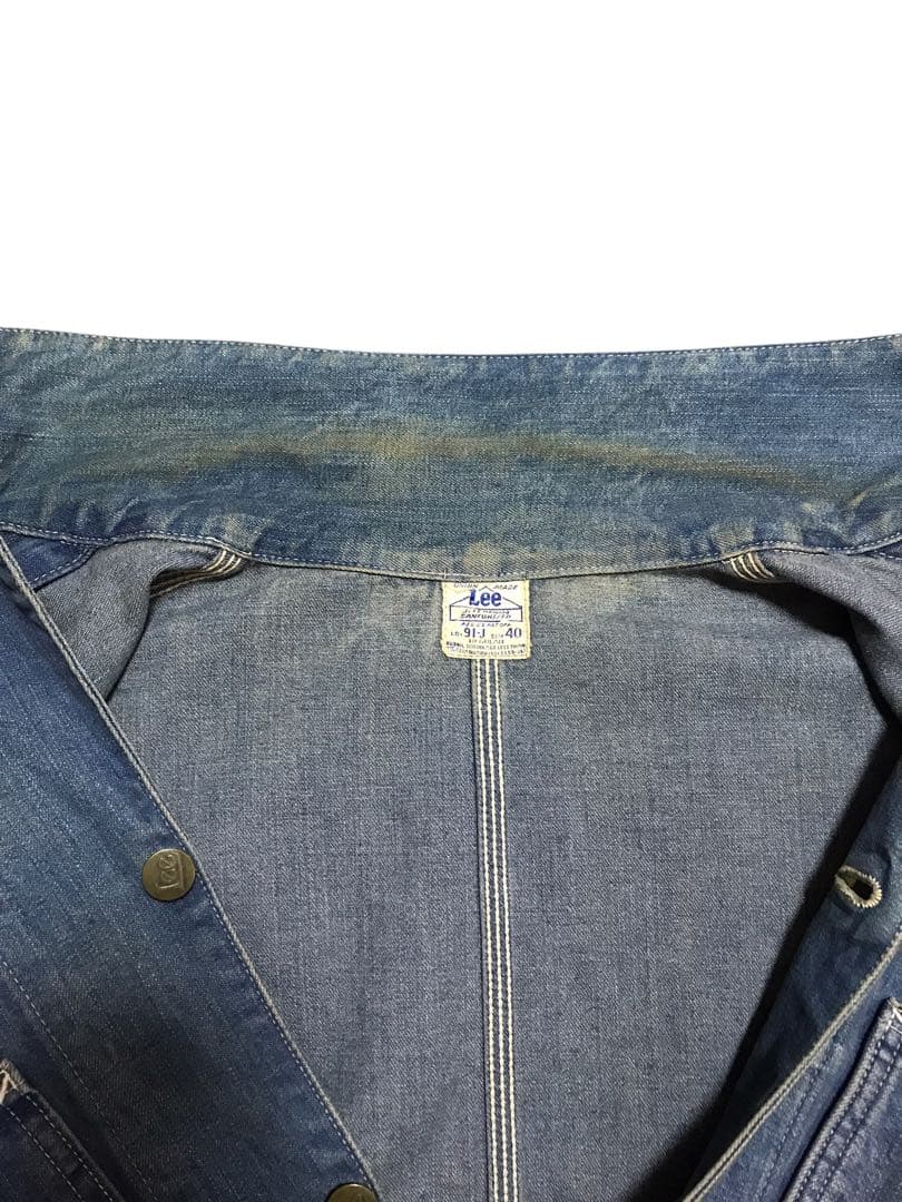 vintage 90s 復刻 lee 91-j カバーオール 40