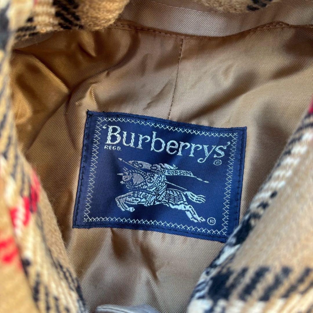 90s Burberrys' バーバリーズ　レディース　コート　チェック柄　古着