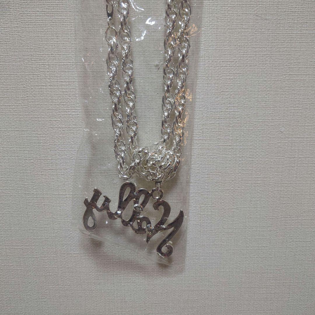新品☆ Nelly ネックレス ラインストーン シルバー Bboy