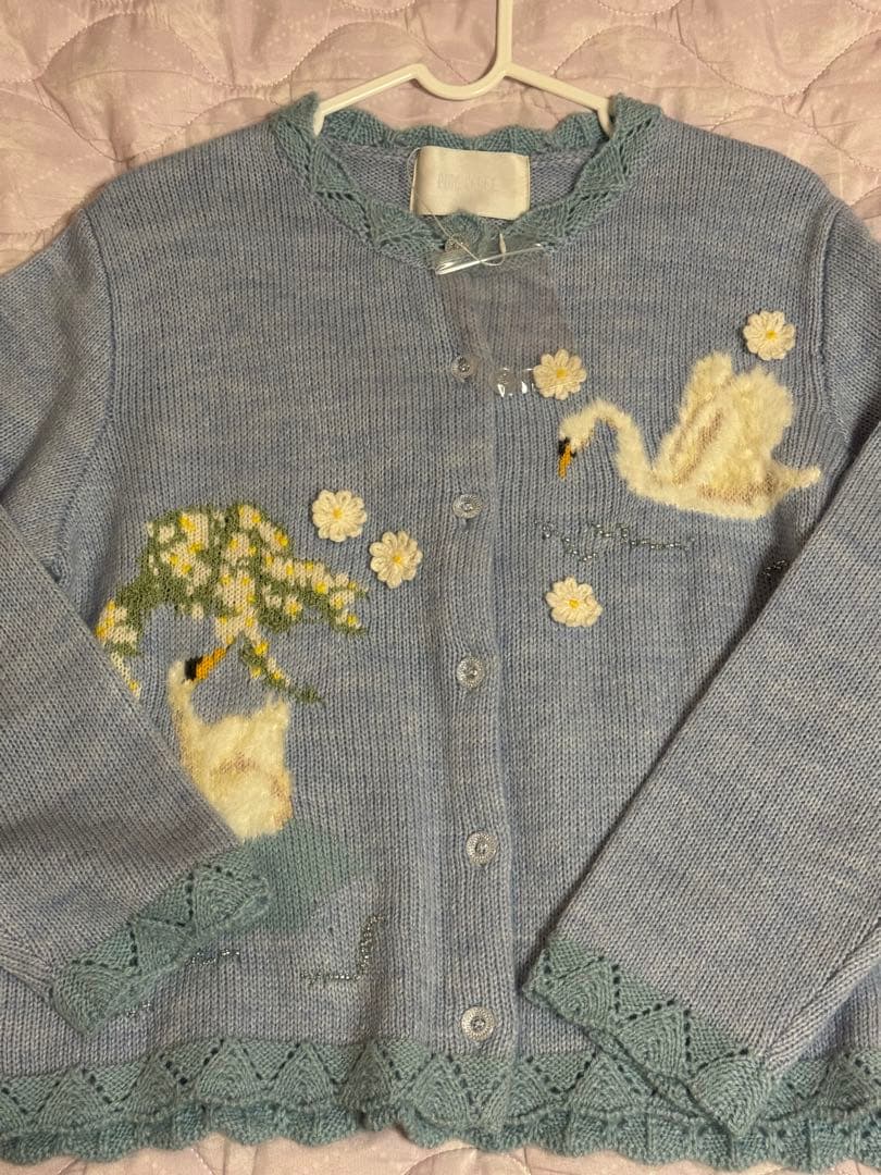 2/21まで【新品/未使用】Pink House swan lakeカーディガン