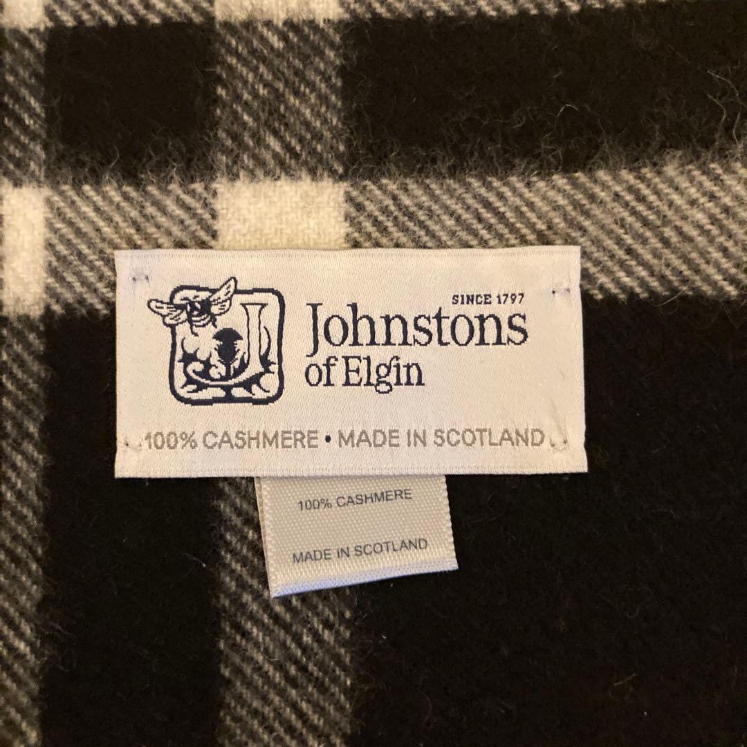 【新品未使用】Johnstons of Elginカシミヤ大判ストール