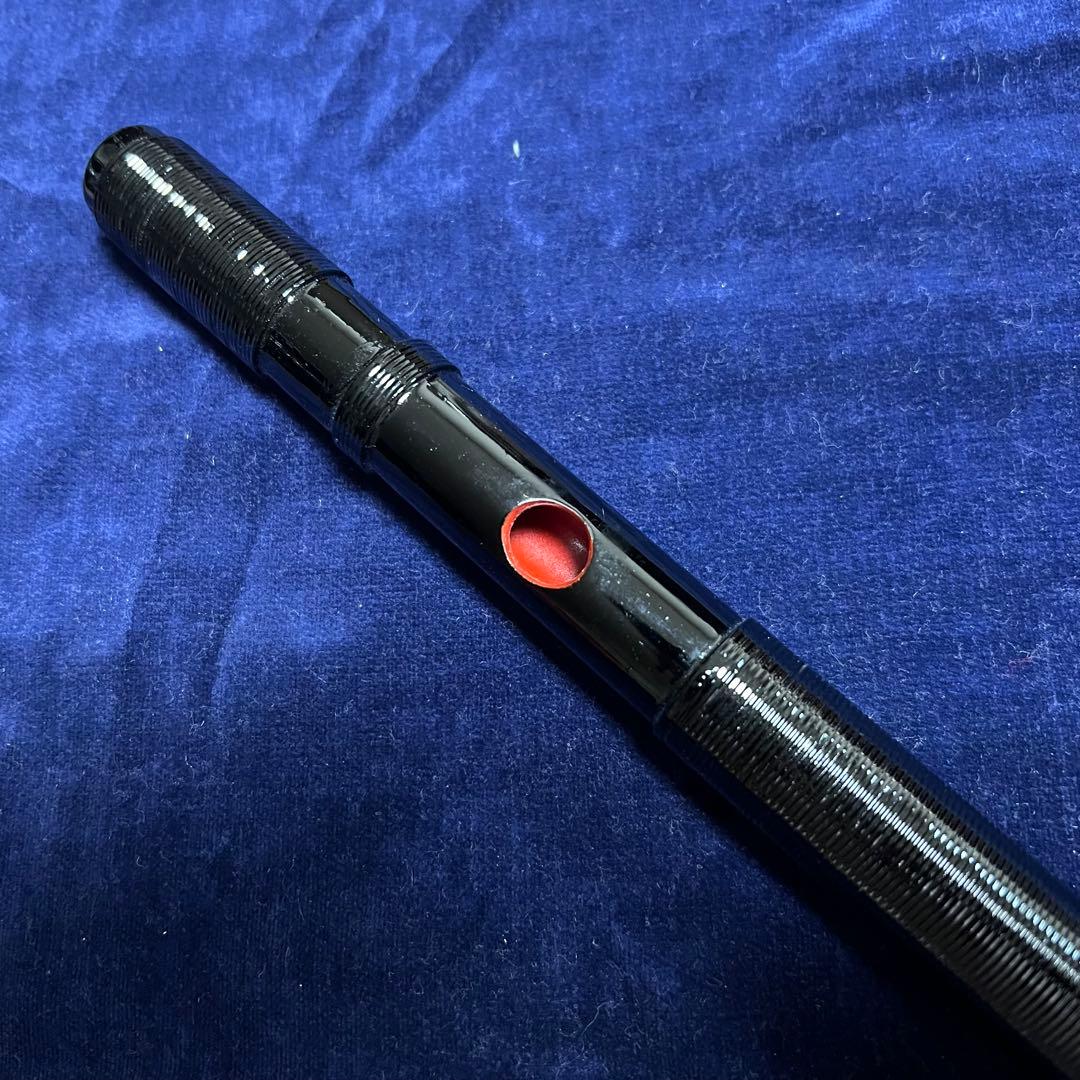 篠笛 古典調 黒漆 総巻