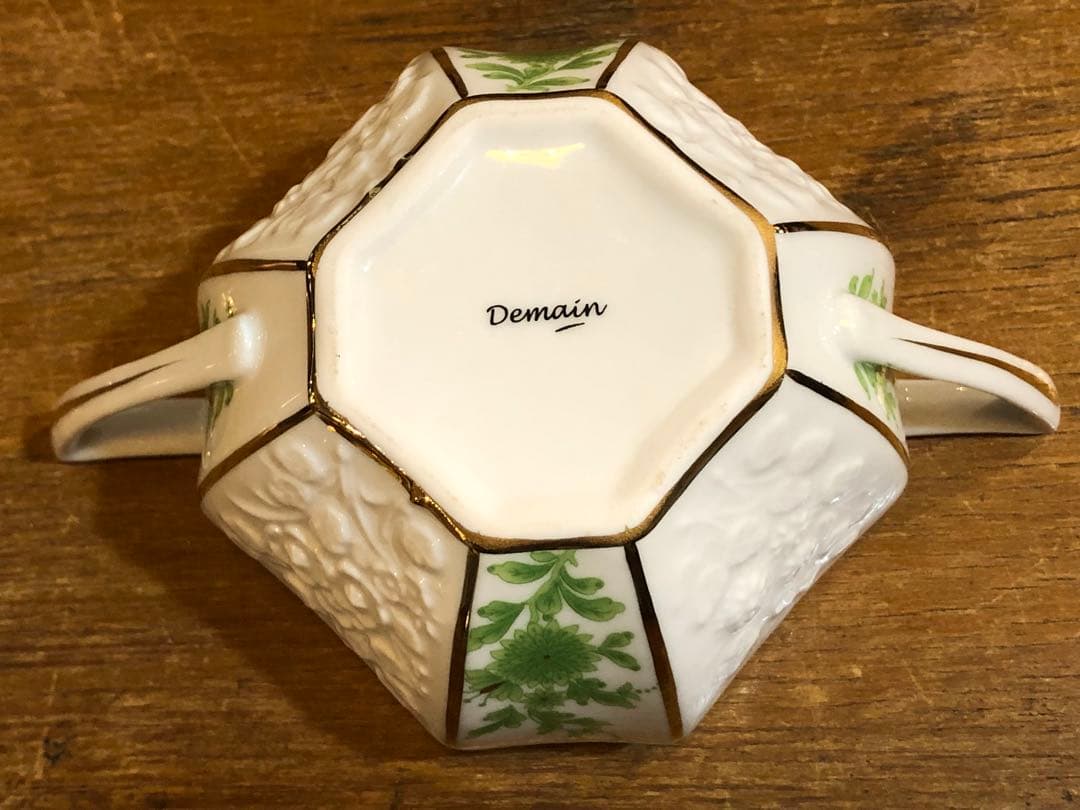 Demain ドマン 花柄ティーセット 陶磁器製 8点セット