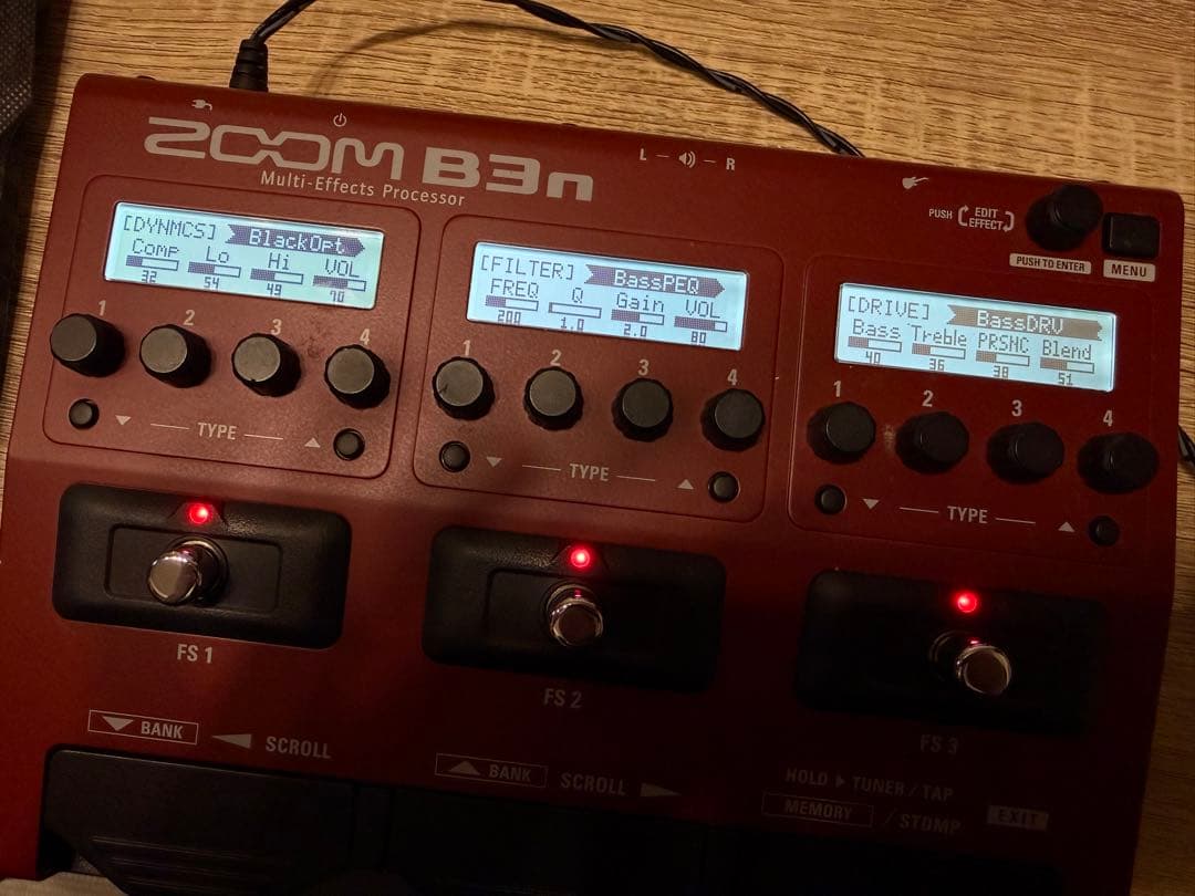 ZOOM B3n マルチエフェクトプロセッサー