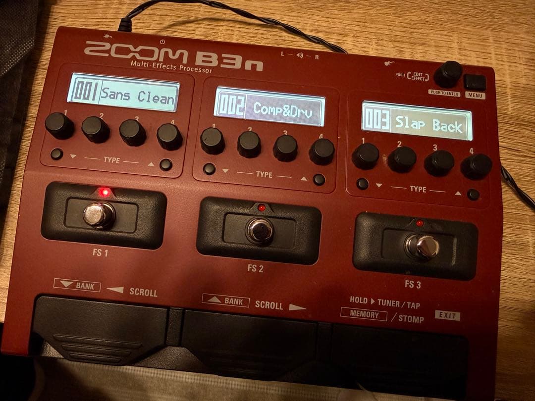 ZOOM B3n マルチエフェクトプロセッサー