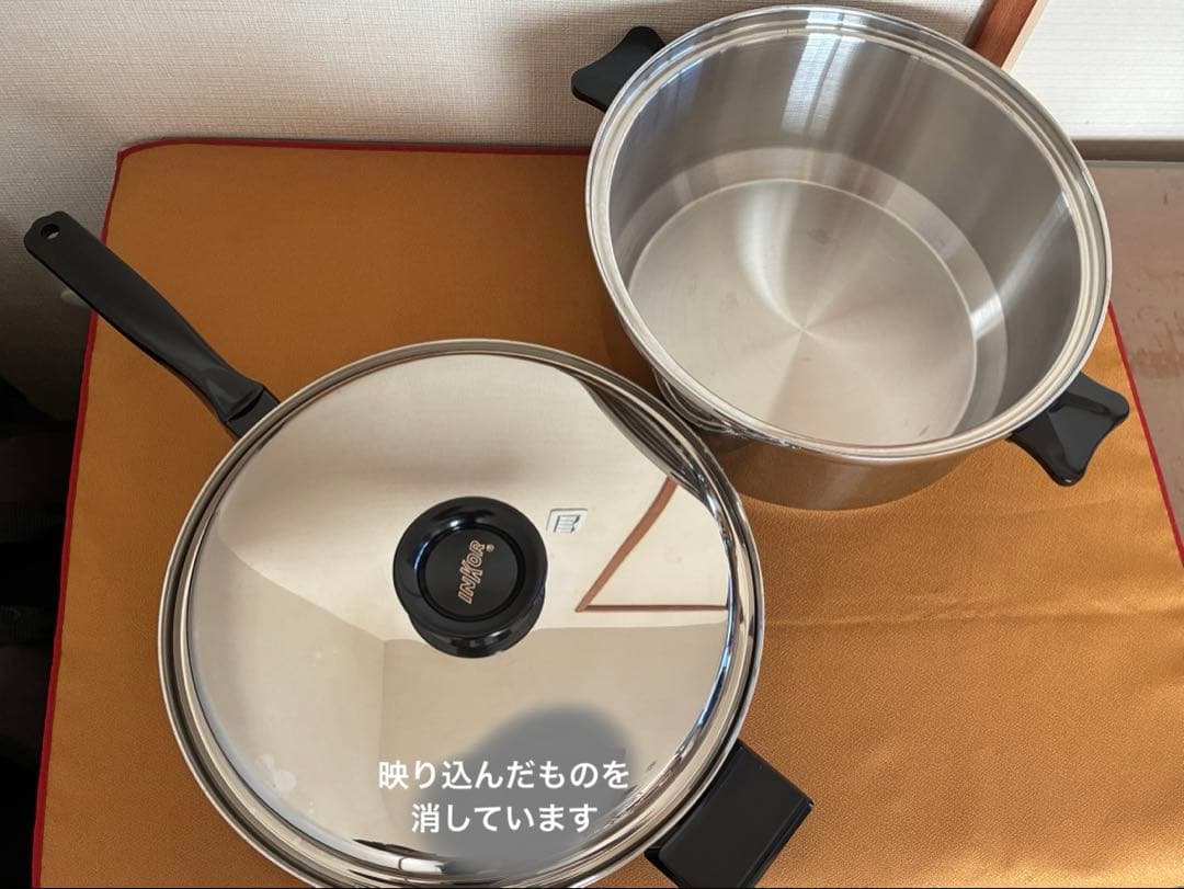 インコア INKOR 両手鍋・大フライパン・フタ 3点セット ガス/IH両用