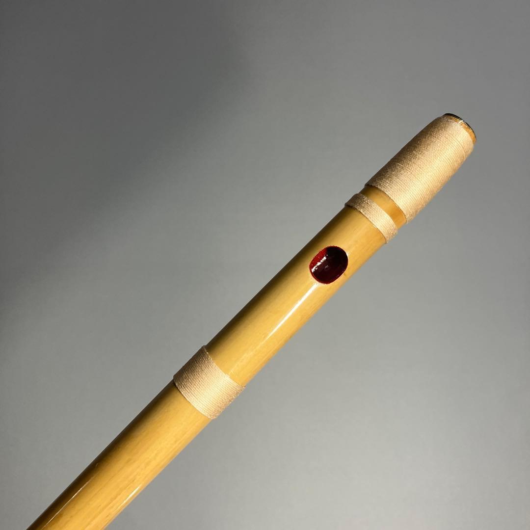 【篠笛六本調子　B♭管】唄物　ドレミ調　天地糸巻 　西洋音階 CMR6-142
