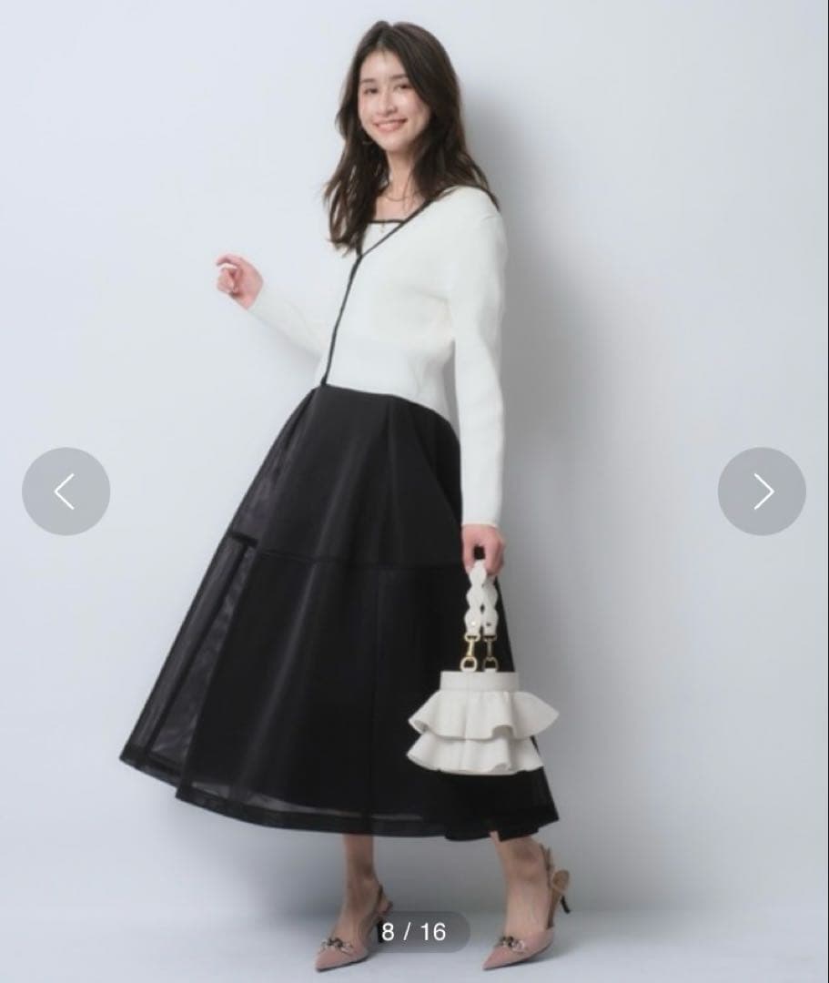 美品 ジャスグリッティー スプリングVカーデアンサンブル