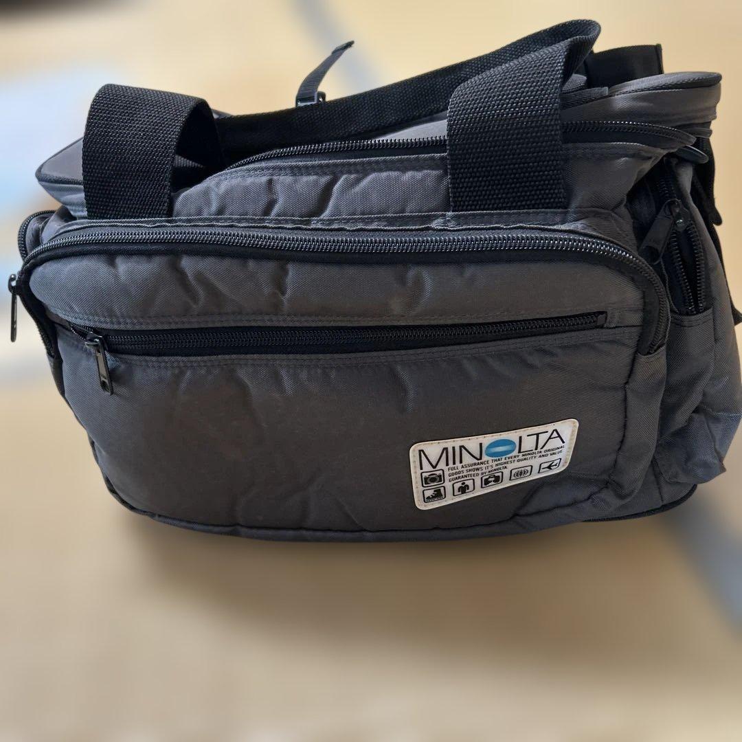 【ジャンク品】MINOLTA Canon カメラ3点/レンズ1点/バッグセット