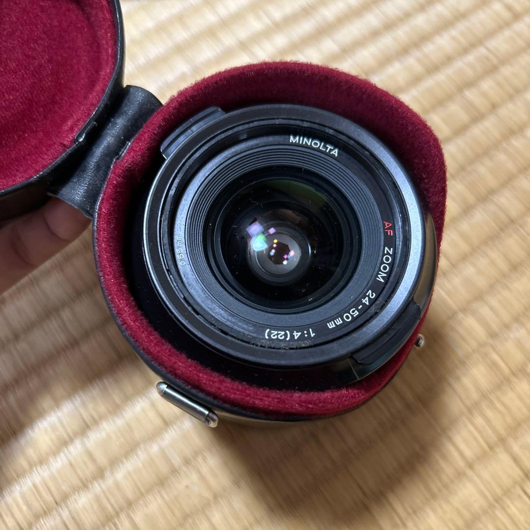 【ジャンク品】MINOLTA Canon カメラ3点/レンズ1点/バッグセット