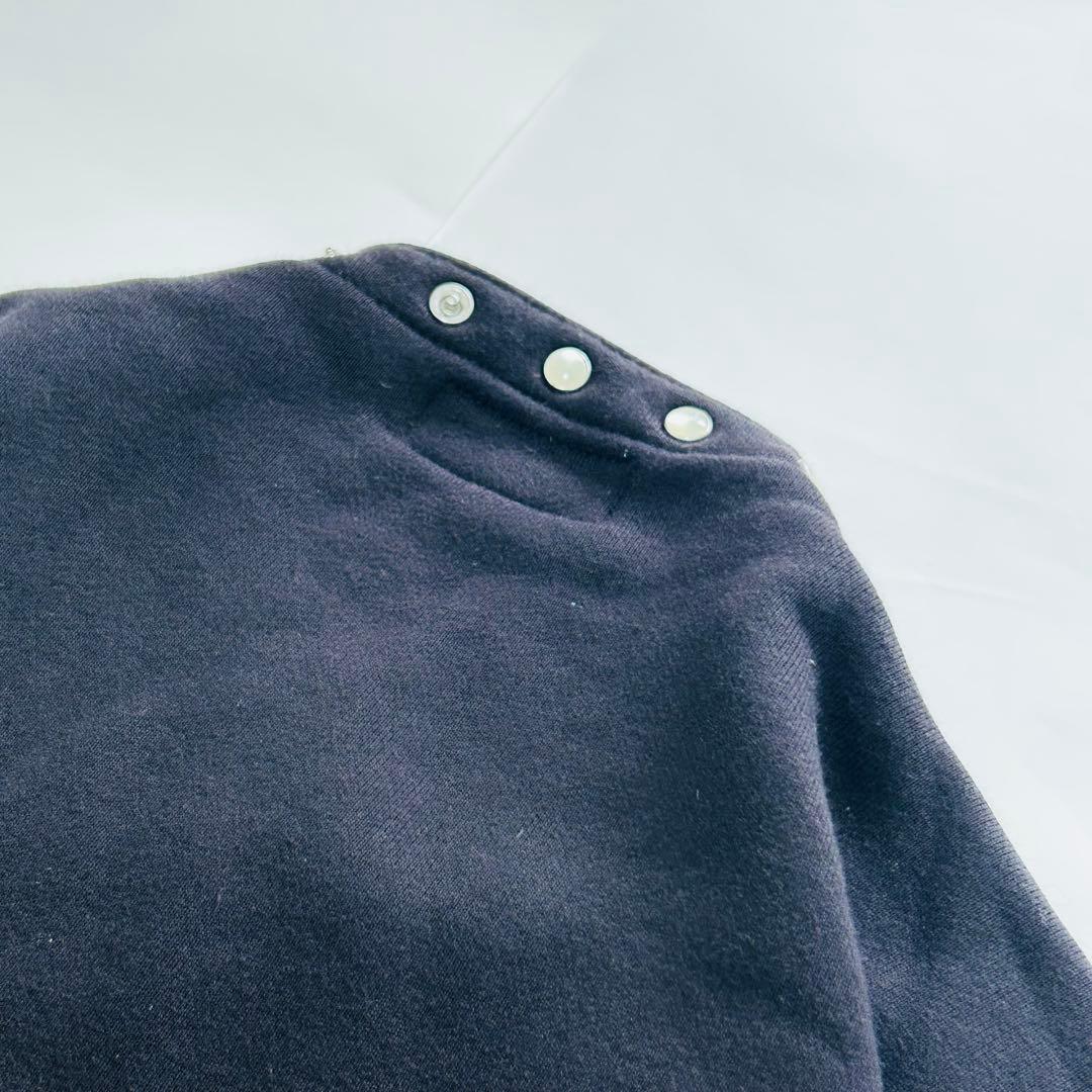 極美品✨ agnès b. アニエスベー スナップ カーディガン ブラック 起毛