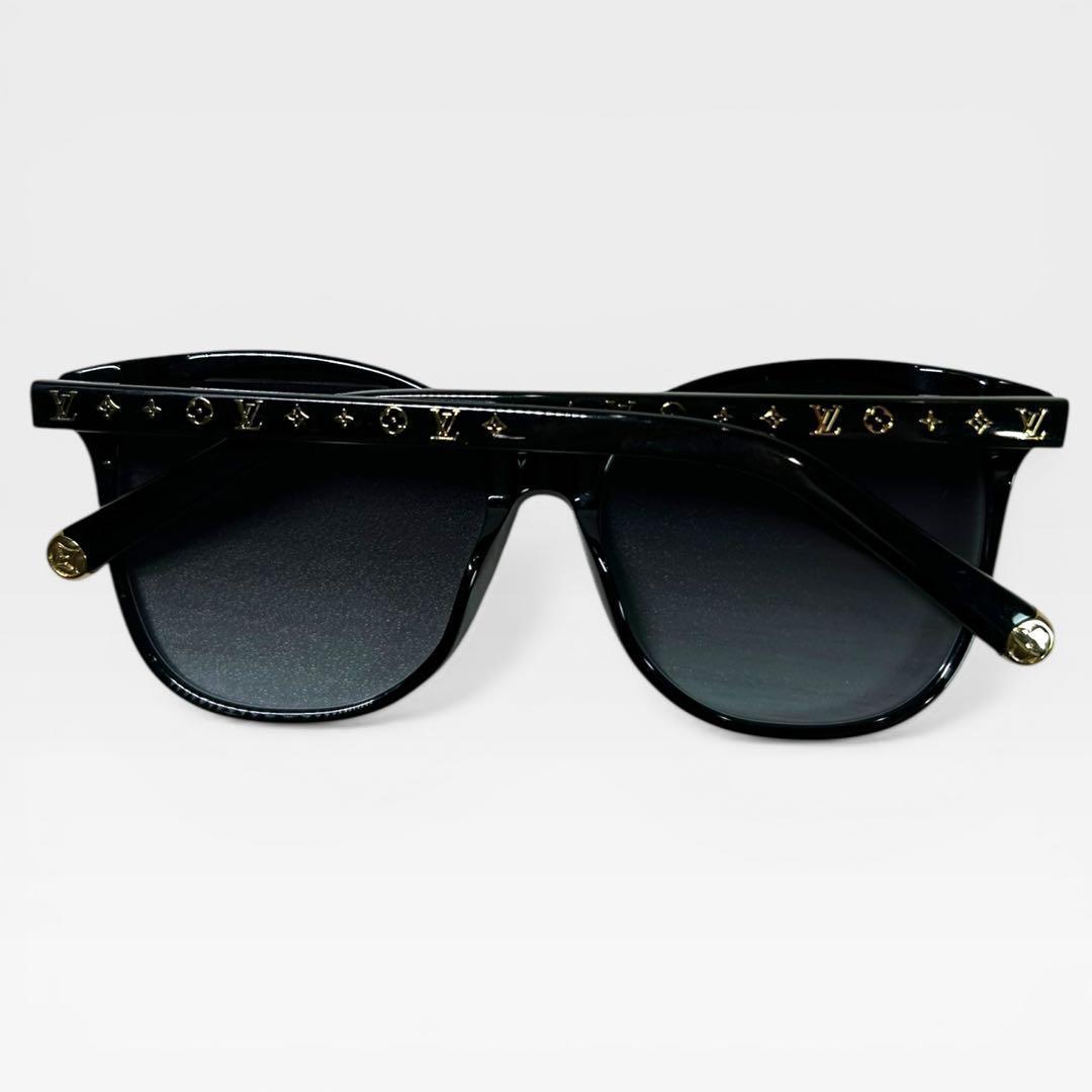 LOUIS VUITTON サングラス モノグラム LVロゴ ブラックゴールド