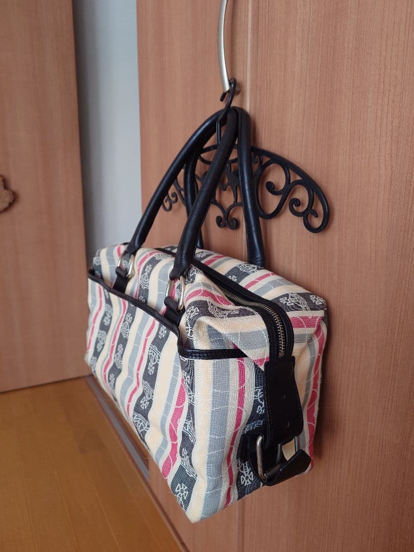 Vivienne Westwood　ストライプ柄ボストンバッグ