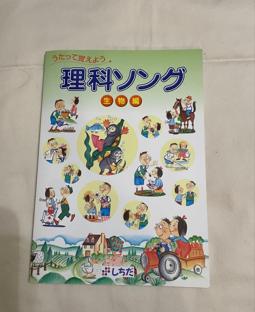 理科ソング・社会科ソング 4冊セット　しちだ