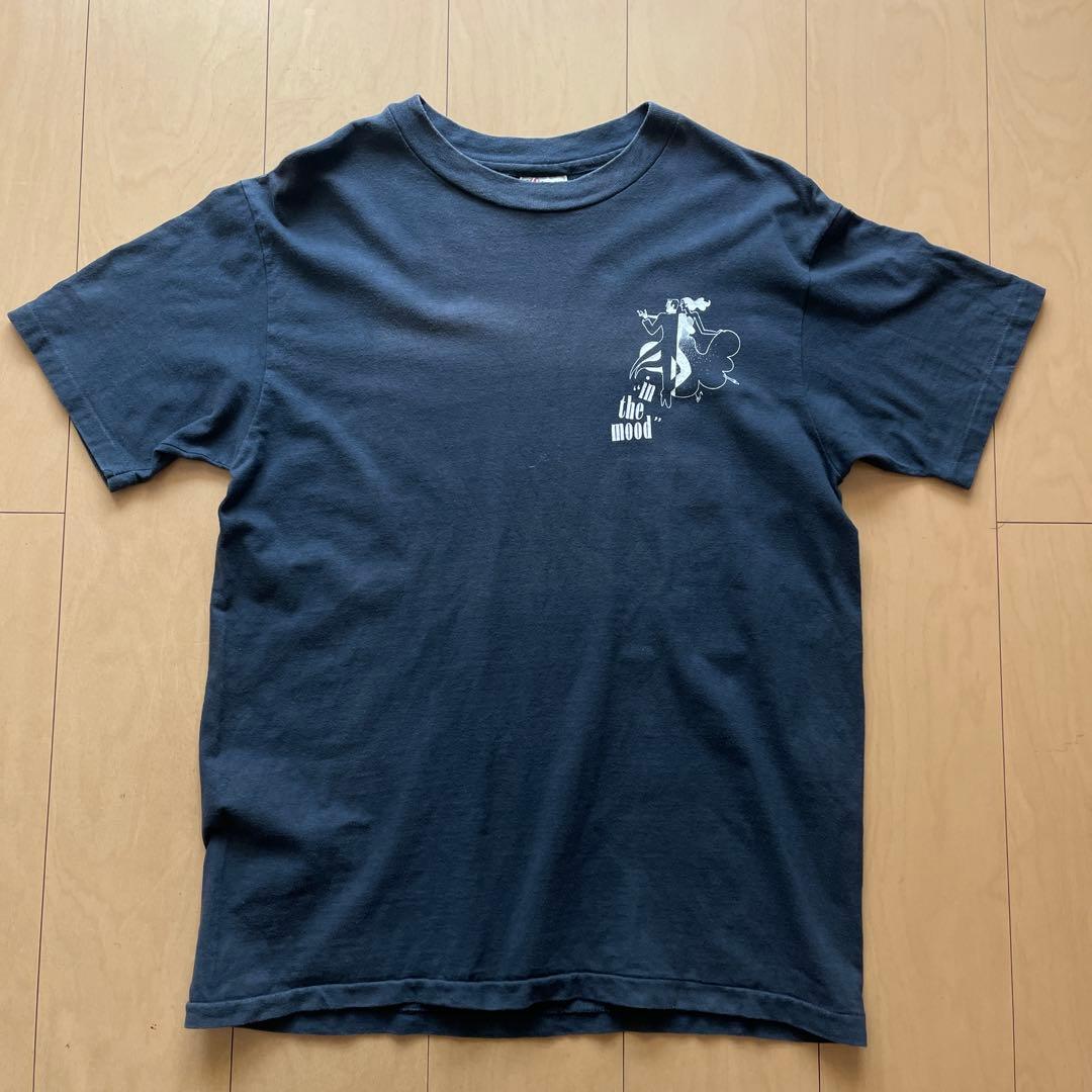 80's USA製　ヘインズ　tシャツ　ブラック　L