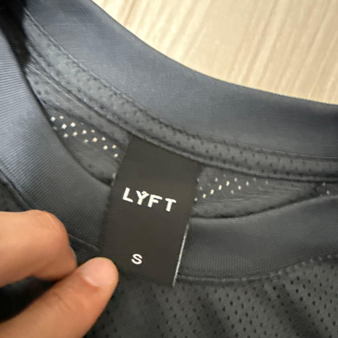 LYFT メッシュTシャツ Sサイズ ダークグレー