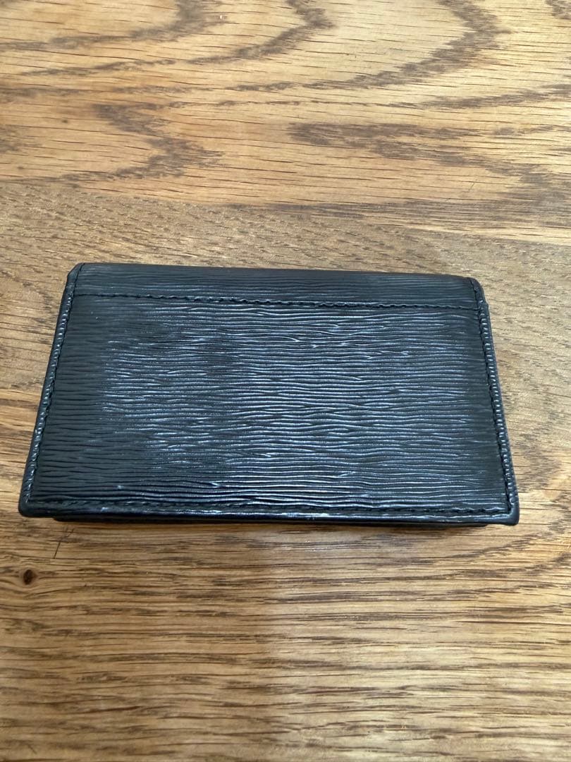 【PRADA】プラダ カードケース 名刺入れ ブラック ゴールドロゴ 正規品