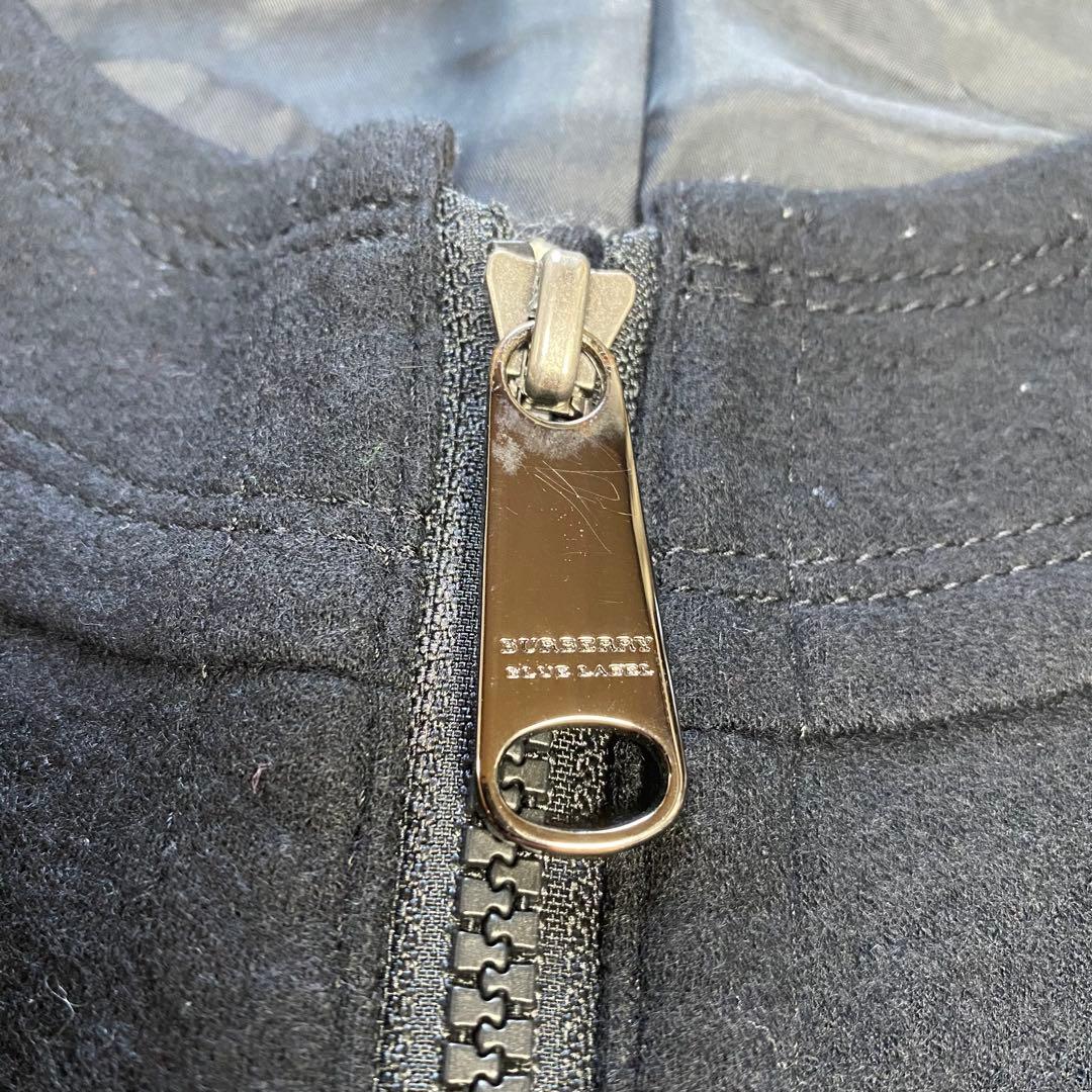 BURBERRYブルーレーベル 赤 黒 チェック ベルト ワンピース 38
