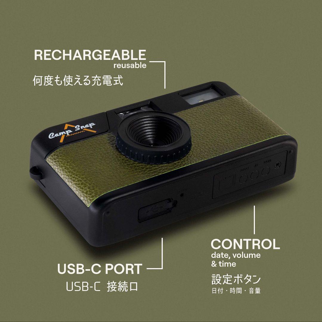 【未使用】camp snap camera　キャンプスナップ　グリーン