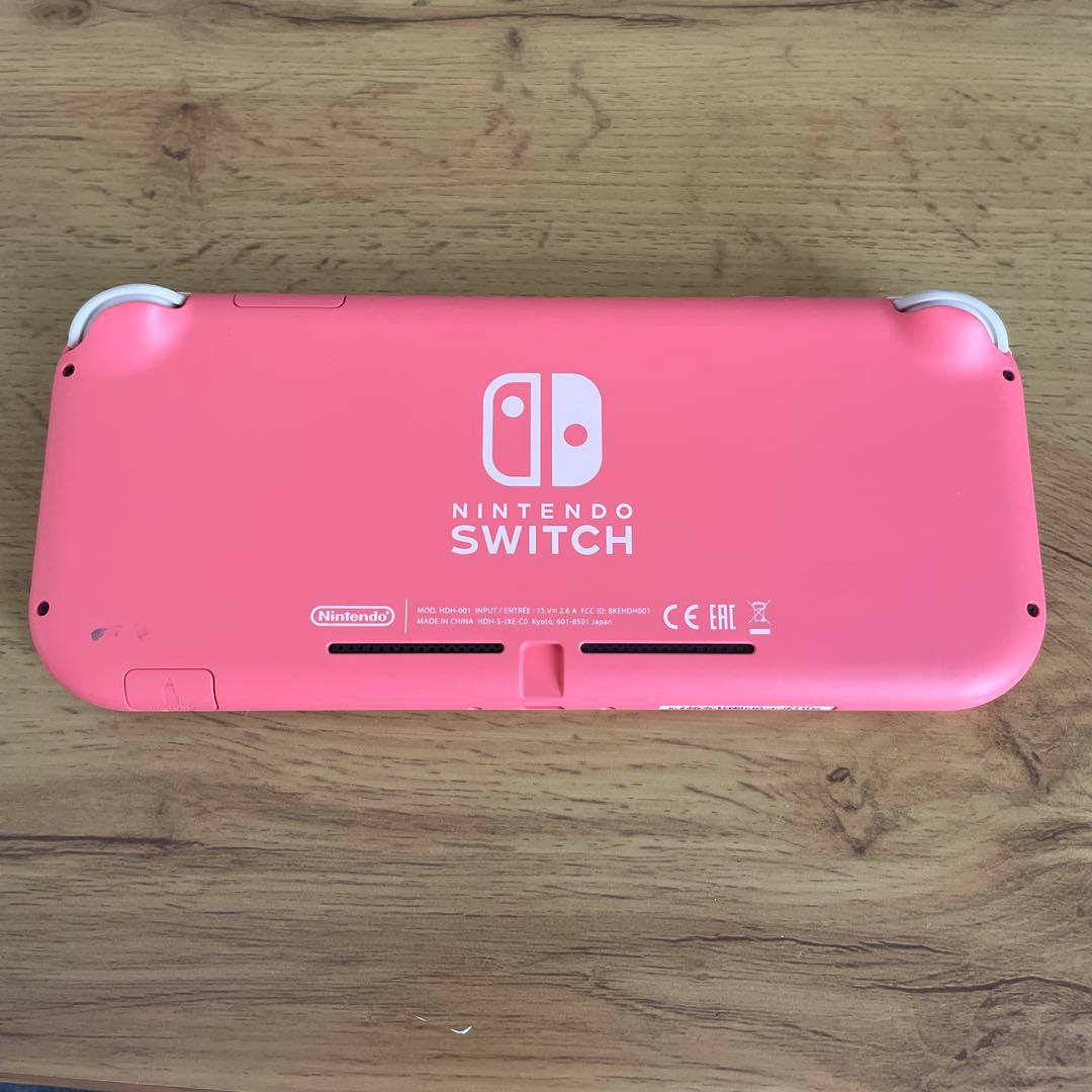 Nintendo Switch Lite コーラルピンク 本体　充電器