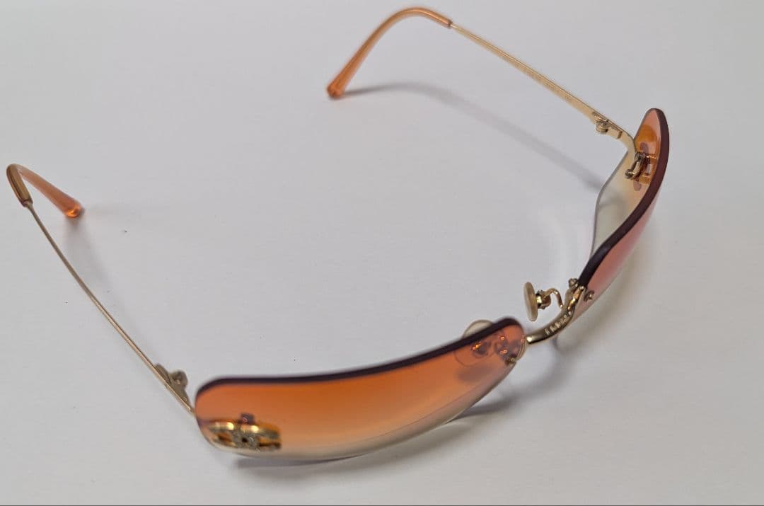 CHANEL シャネル サングラス 4017-D ブラウン　ラインストーン
