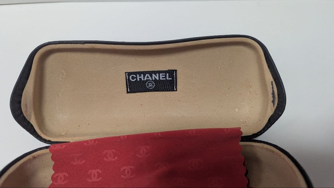 CHANEL シャネル サングラス 4017-D ブラウン　ラインストーン