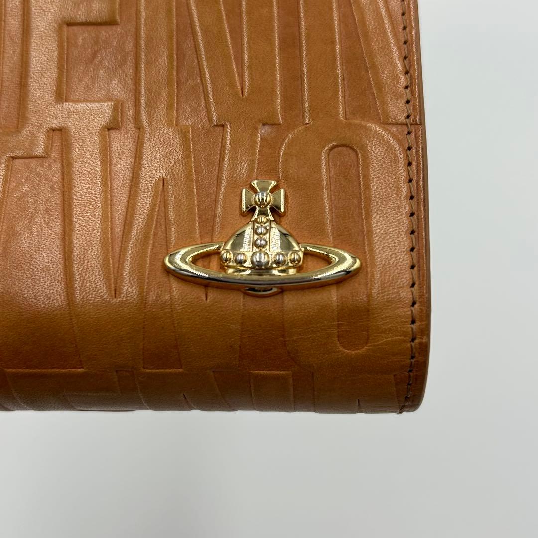 vivienne westwood 二つ折り財布 がま口 エンボス オーブ