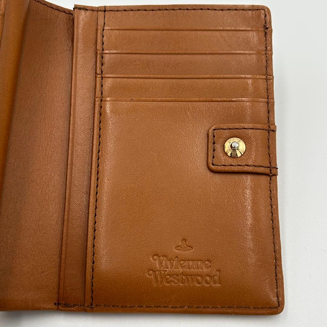 vivienne westwood 二つ折り財布 がま口 エンボス オーブ